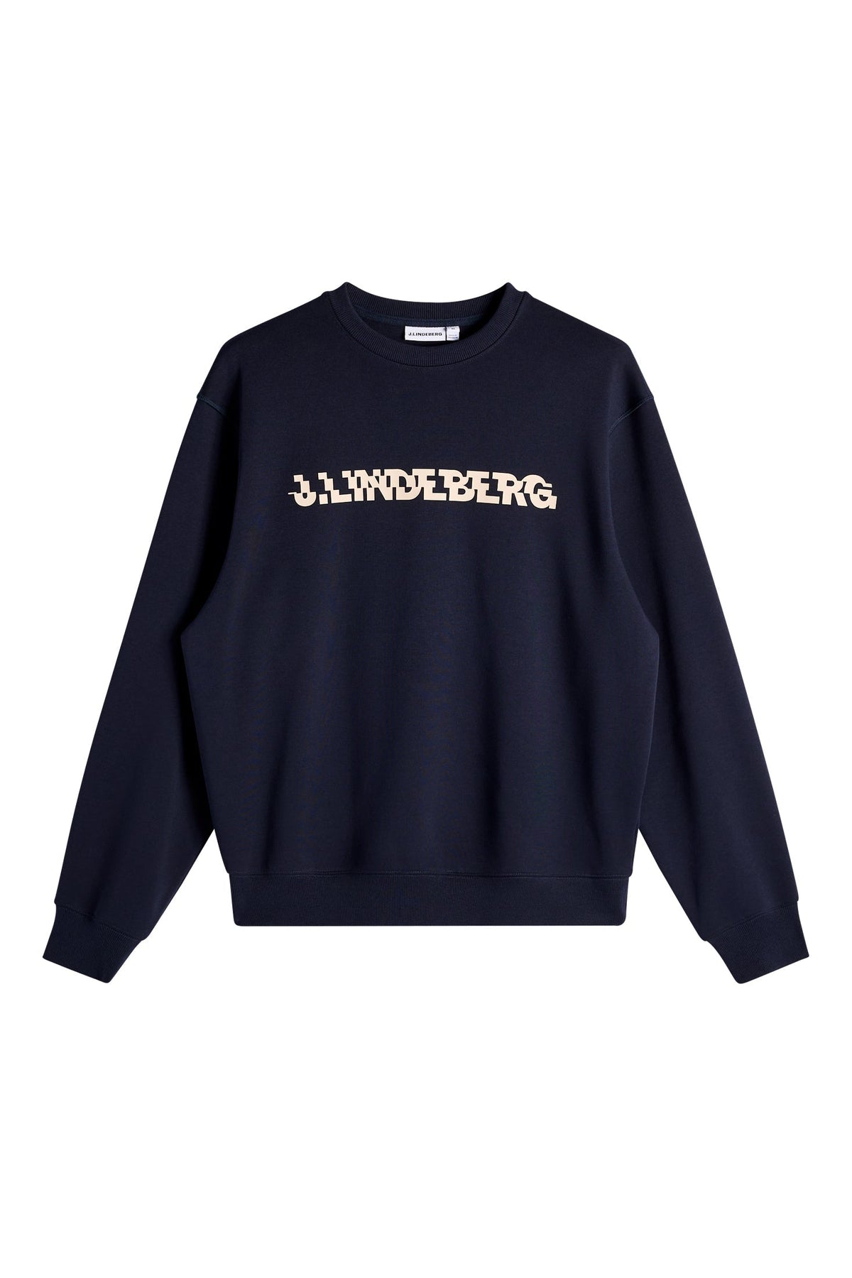 Club Printed Crew Neck / Navy