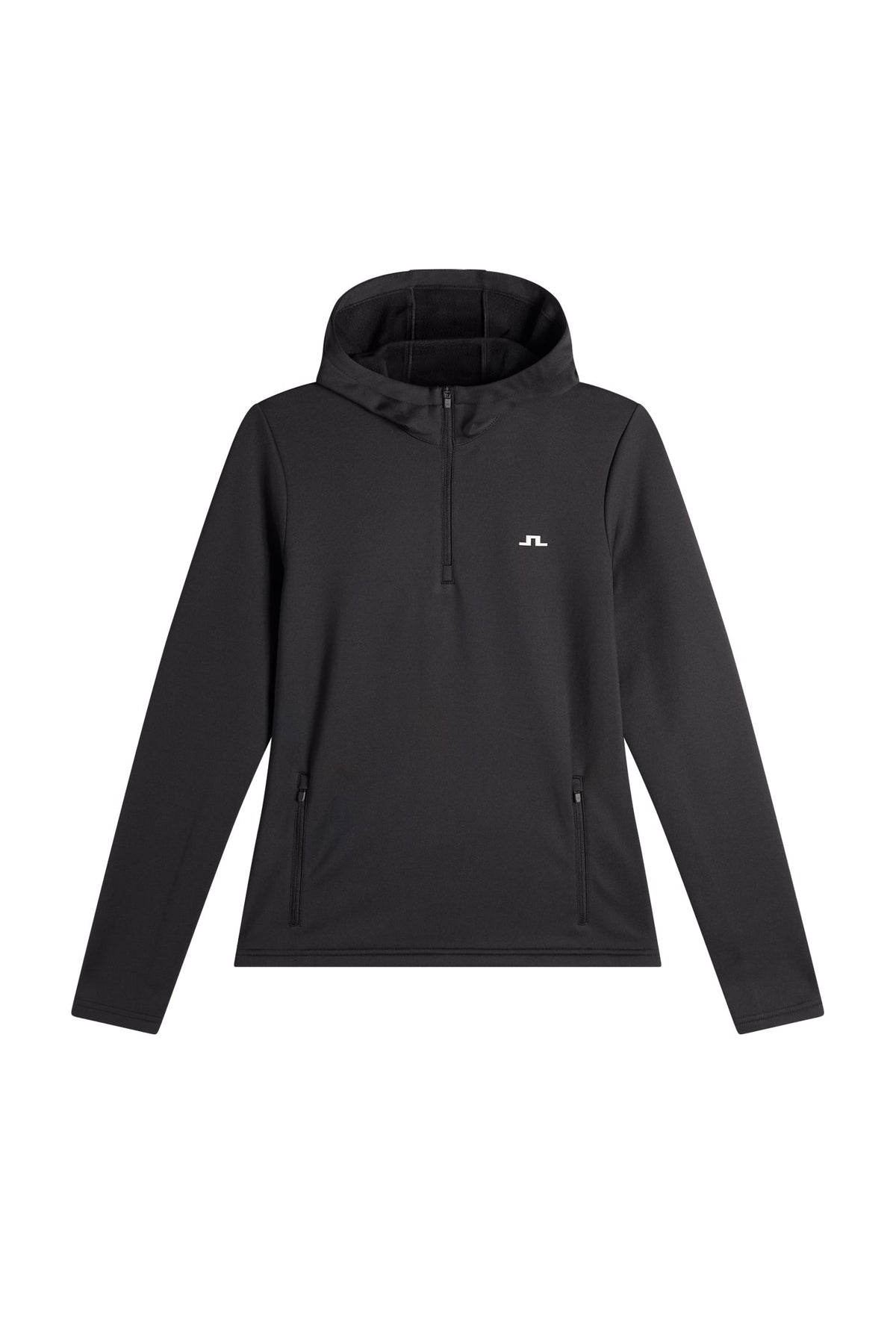 Aerielle Quarter Zip Hood / Black
