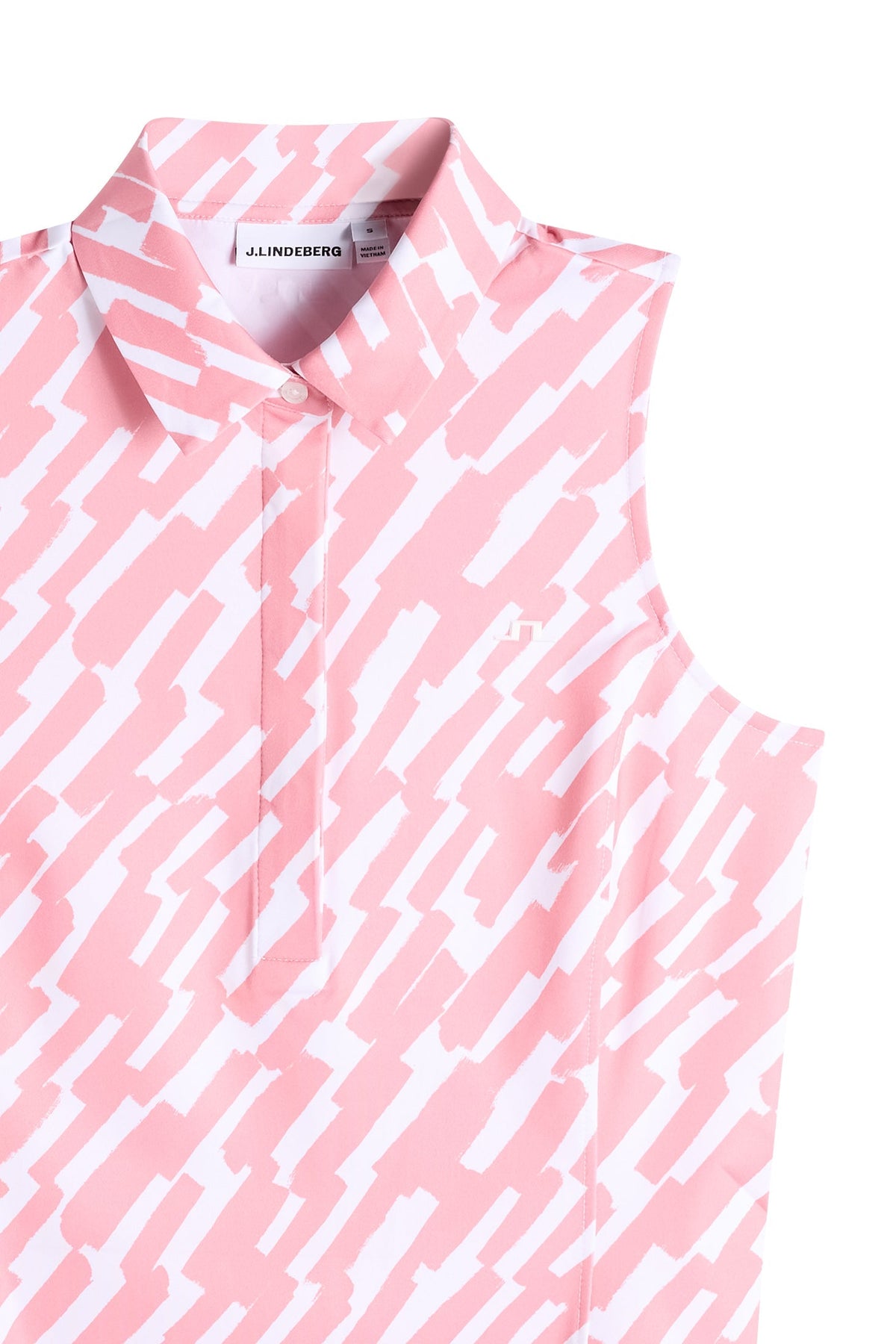 Dena Print Sleeveless Polo / Oak Flamingo M