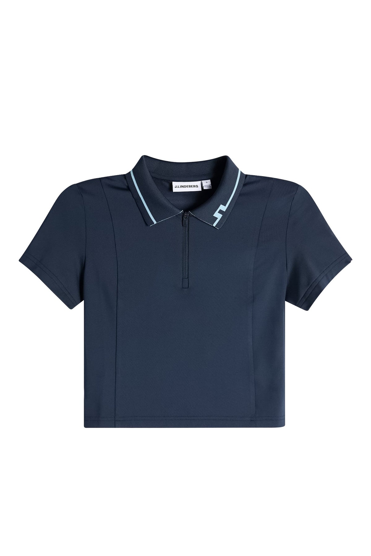 Naomi Cropped Polo / Navy