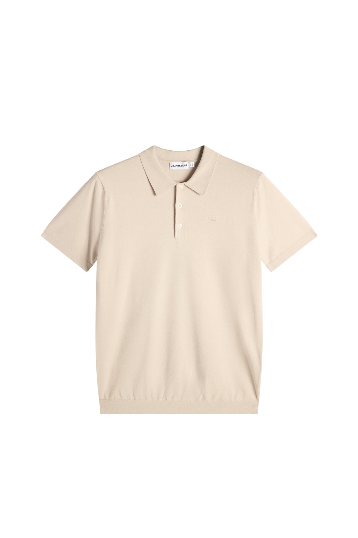 Ridge Knitted Polo / Moonbeam