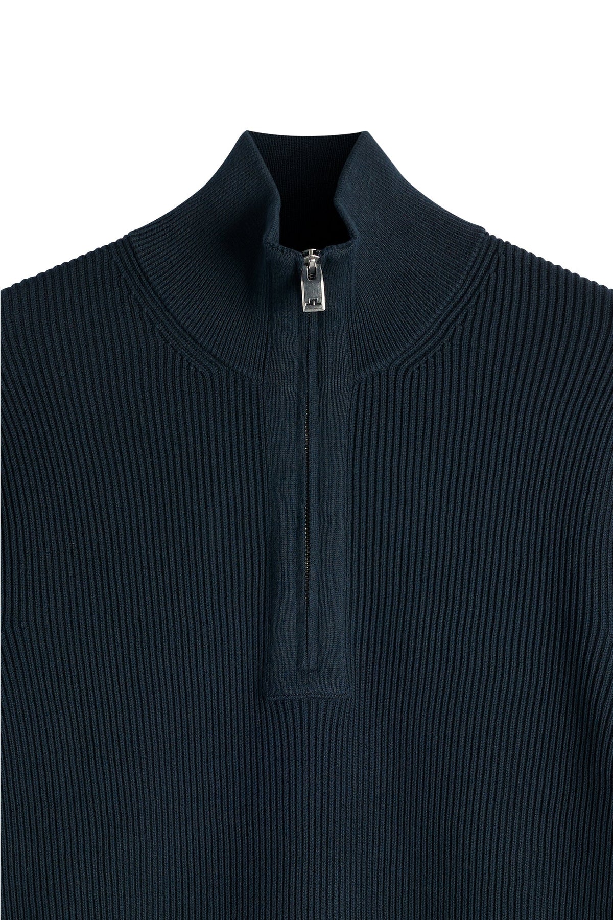 Alex Half Zip Knitted Sweater / Navy