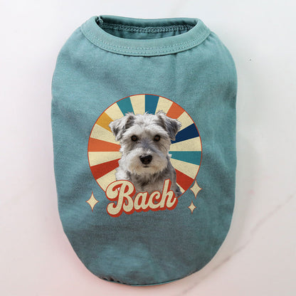 Personalized Funny Face Photo Pet Shirt | inCloth66