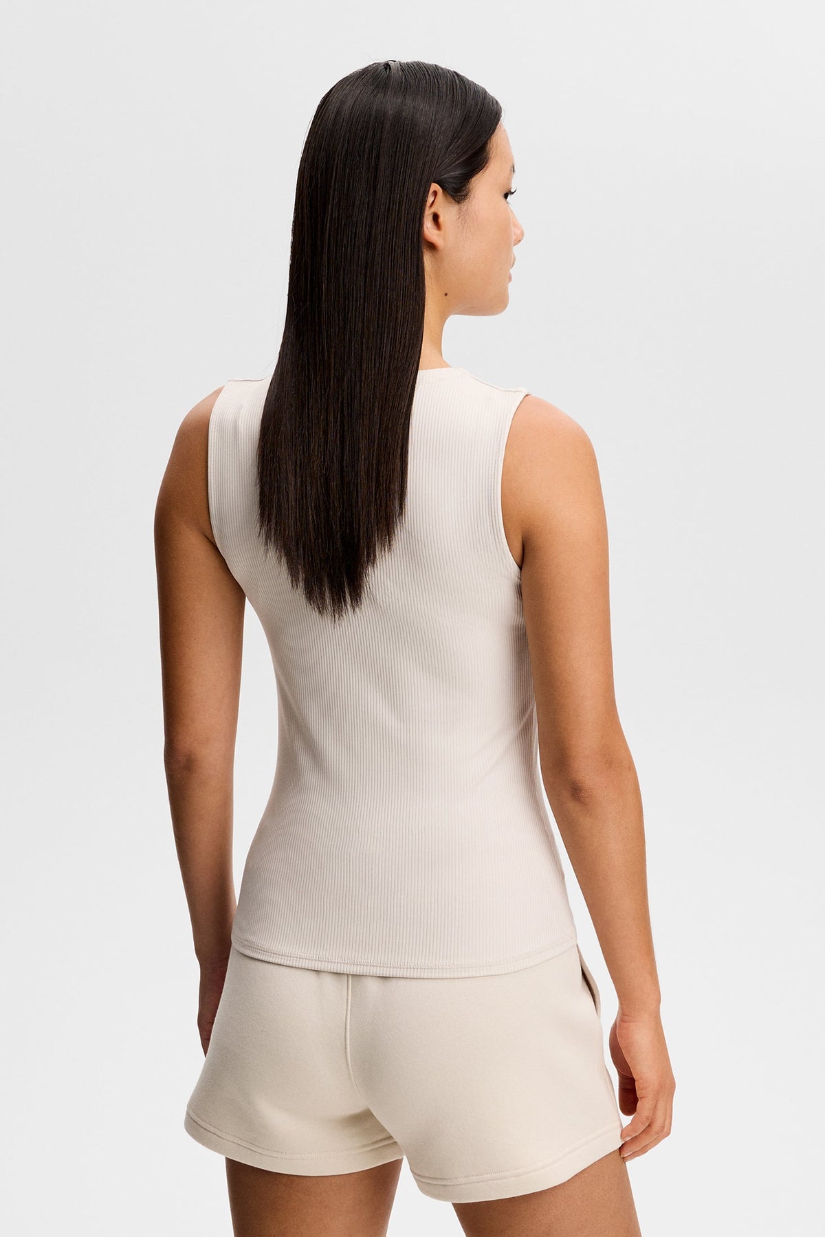 Hannah Sleeveless Top / Moonbeam