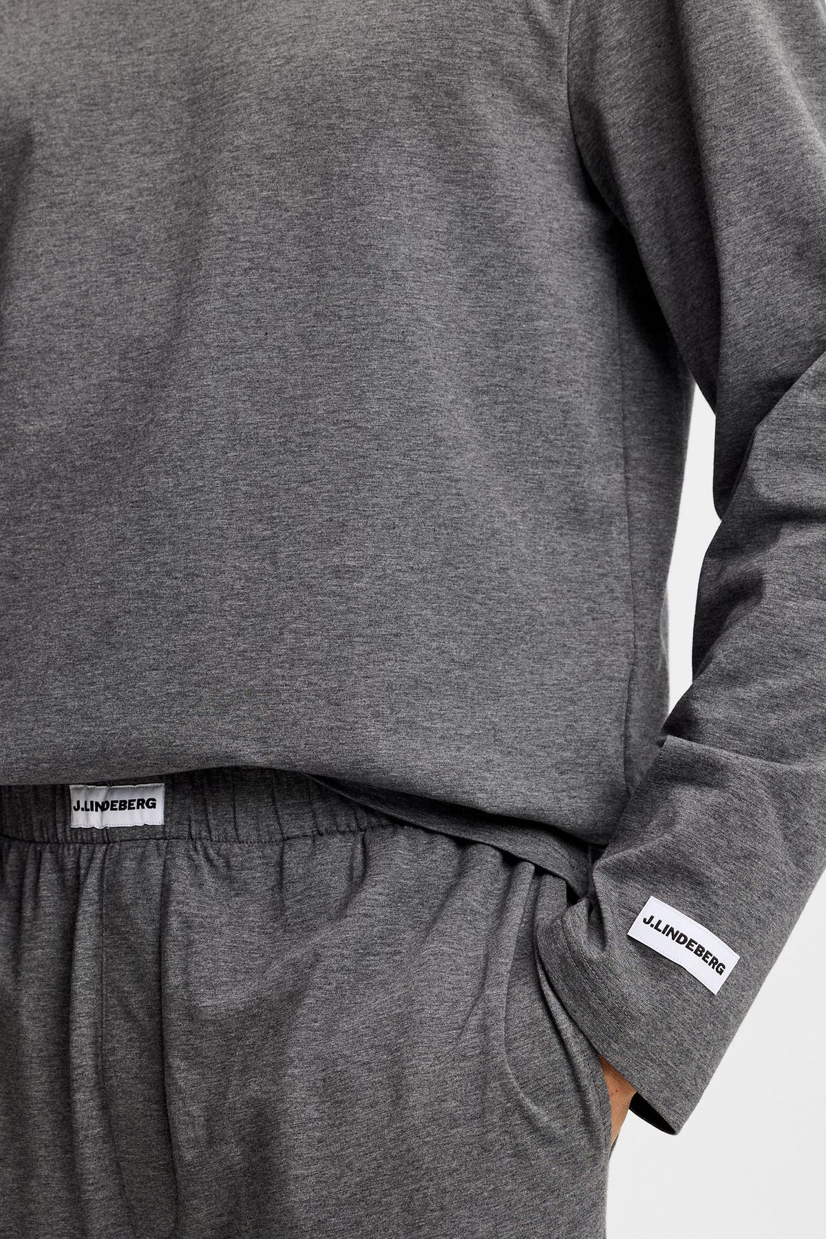 Pierce Pyjama Set / Dark Grey Melange