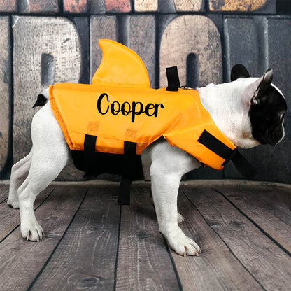 Gilet de sauvetage personnalisé pour animaux de compagnie « Requin » | inCloth56