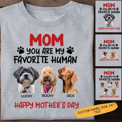 Personalized Mother's Day Pet Mom T-Shirt | inCloth65