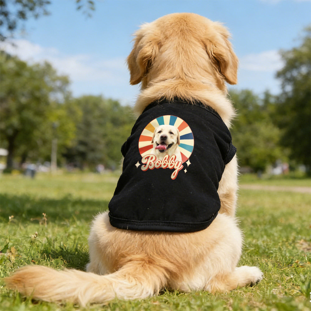 Personalized Funny Face Photo Pet Shirt | inCloth66
