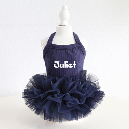 Personalisiertes Haustier-Tutu-Kleid mit Namen | inCloth40