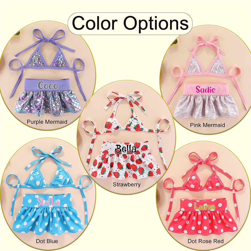 Ensemble maillot de bain bikini personnalisé pour animaux de compagnie | inCloth43