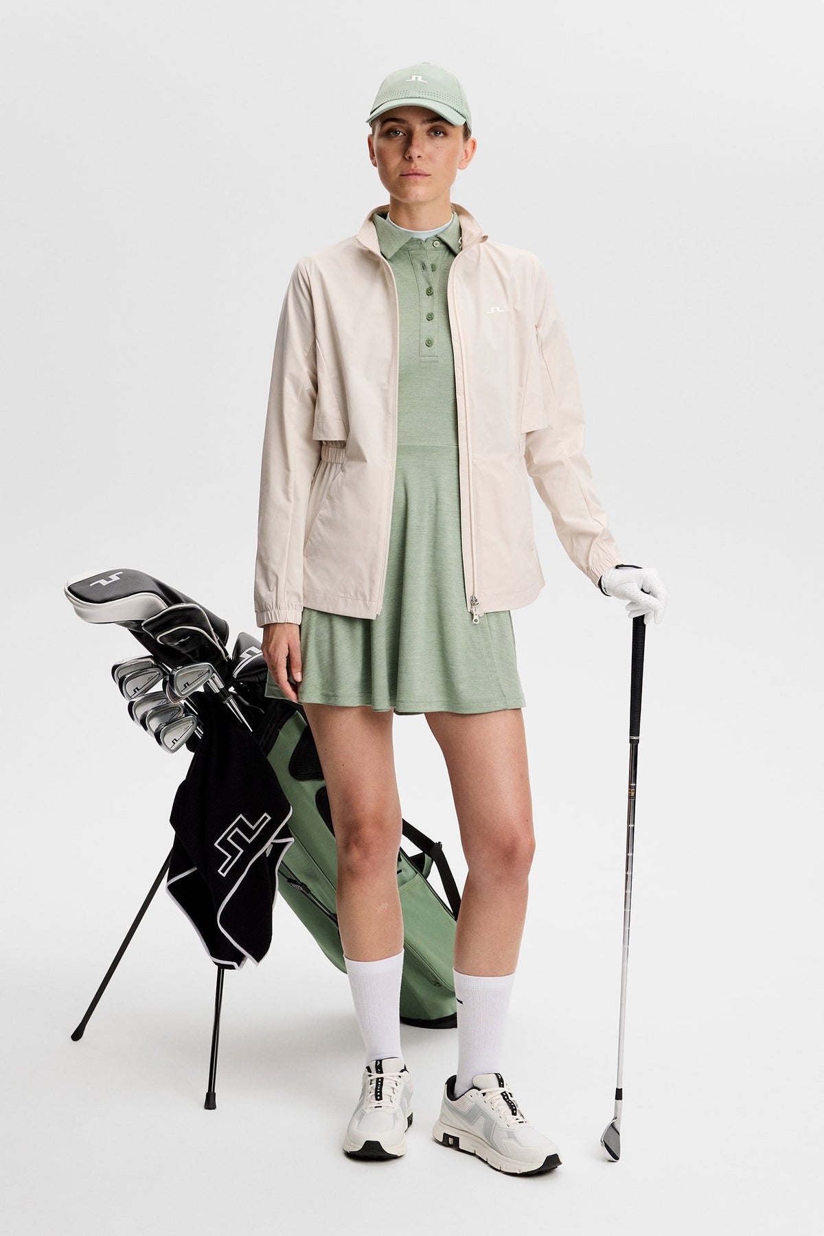 Janna Dress / Hedge Green Melange