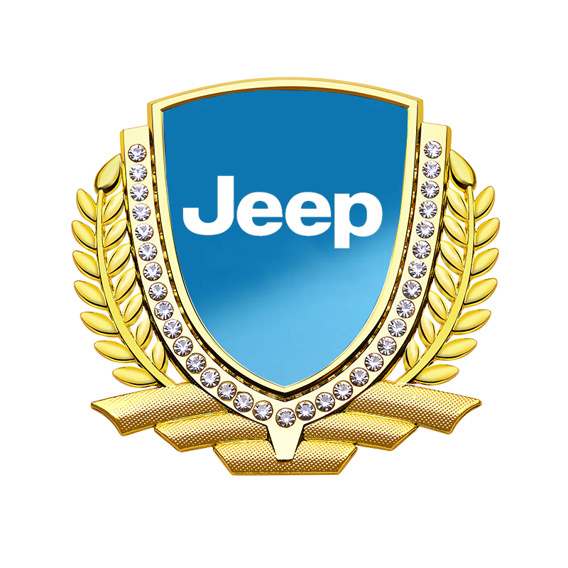 Vente Flash 🎉50% de Réduction🎉Autocollant de Voiture Créatif en Métal avec Diamant et Épi de Blé 3D