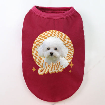 Personalized Funny Face Photo Pet Shirt | inCloth66