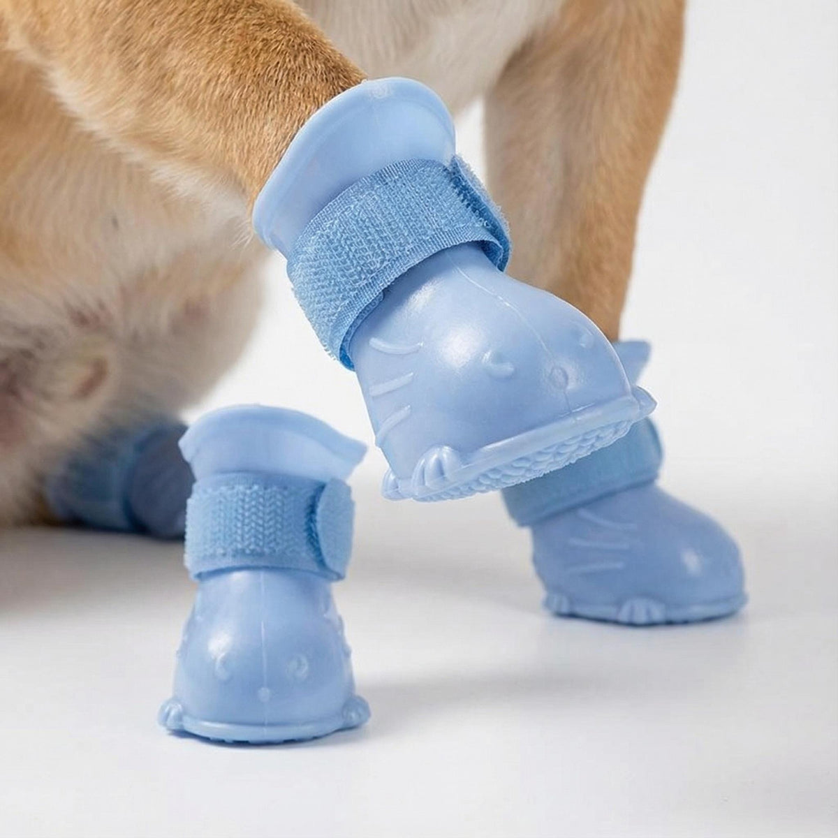 Waterproof Rubber Dog Boots with Non-Slip Sole | inAccs19