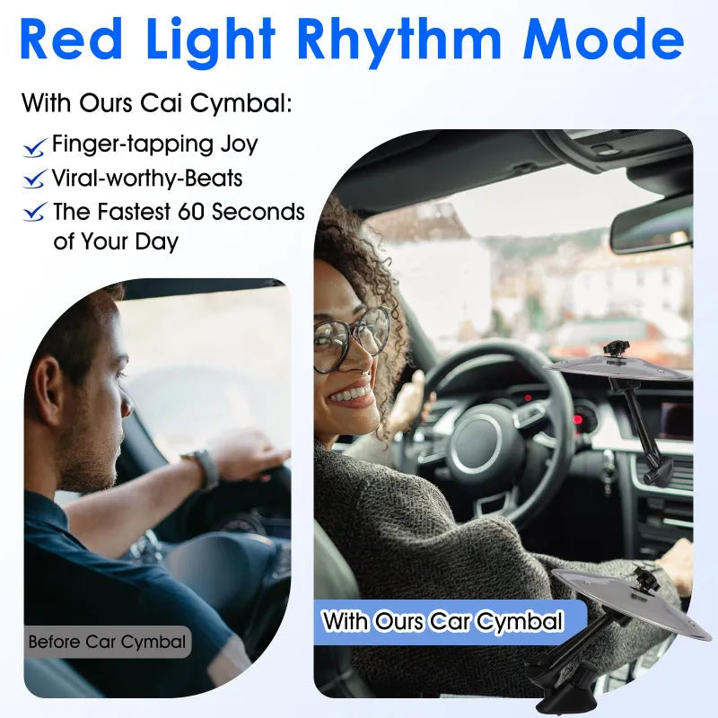 🎶 Cymbale d'accident Car Crash pour bouche d'aération - Rendez votre conduite plus amusante 🚗
