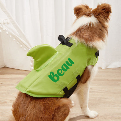 Gilet de sauvetage personnalisé pour animaux de compagnie « Requin » | inCloth56