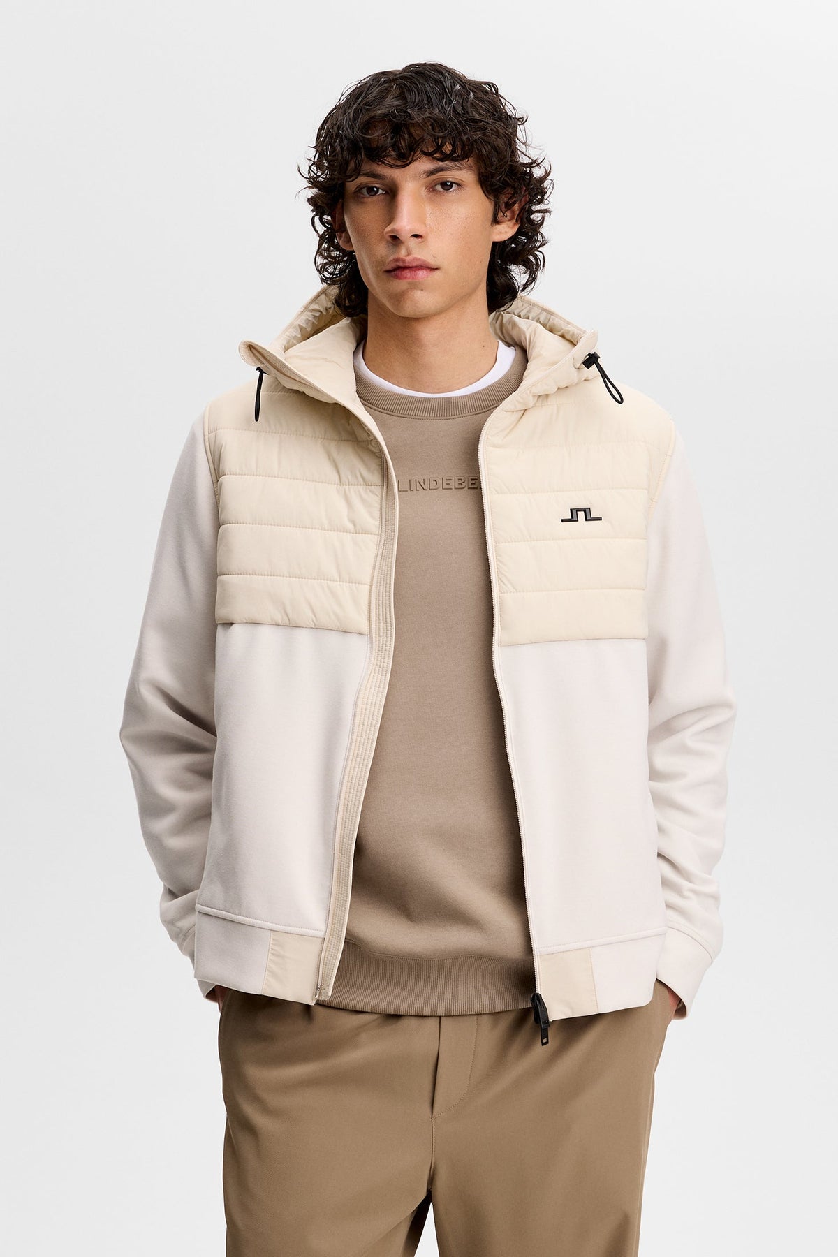 Gage Hybrid Hood Jacket / Moonbeam