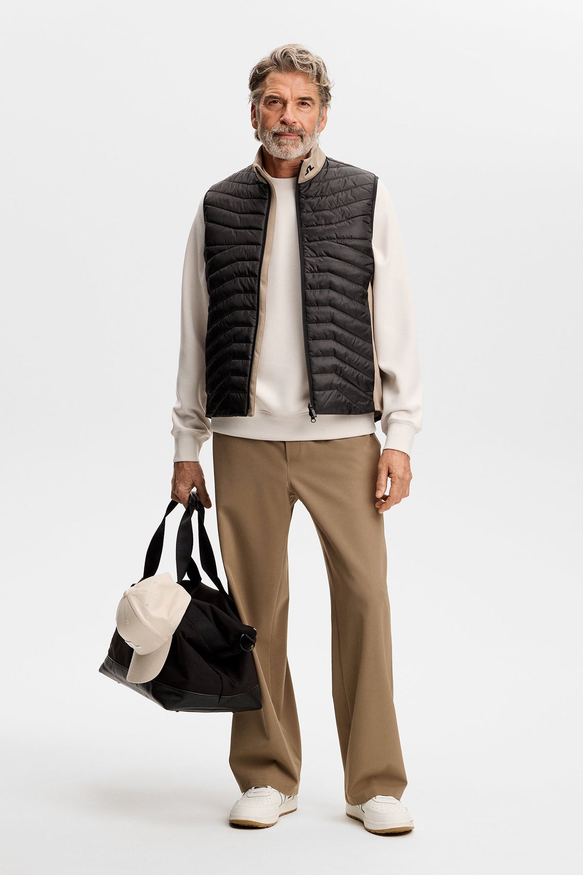 Heyden Quilt Hybrid Vest / Brindle