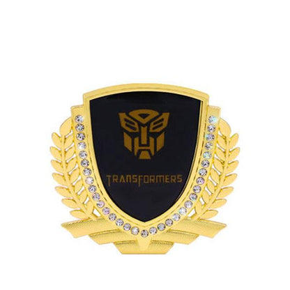 Vente Flash 🎉50% de Réduction🎉Autocollant de Voiture Créatif en Métal avec Diamant et Épi de Blé 3D
