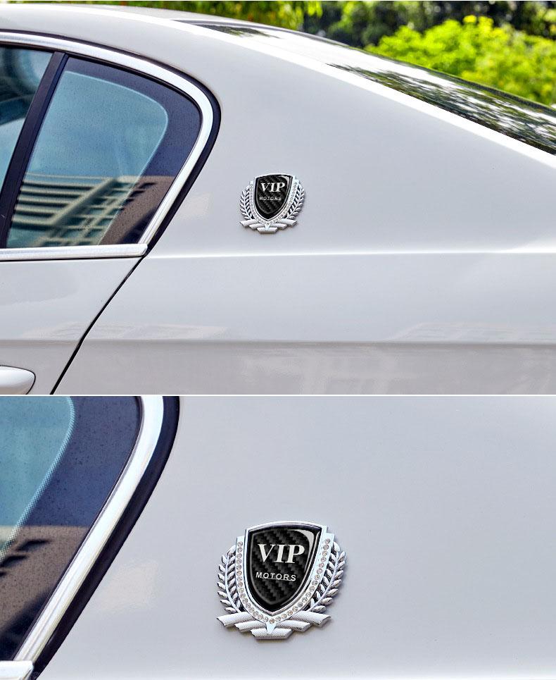 Vente Flash 🎉50% de Réduction🎉Autocollant de Voiture Créatif en Métal avec Diamant et Épi de Blé 3D