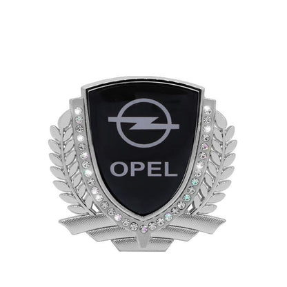 Vente Flash 🎉50% de Réduction🎉Autocollant de Voiture Créatif en Métal avec Diamant et Épi de Blé 3D