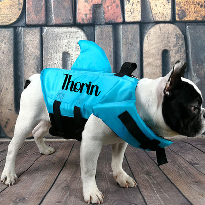 Gilet de sauvetage personnalisé pour animaux de compagnie « Requin » | inCloth56