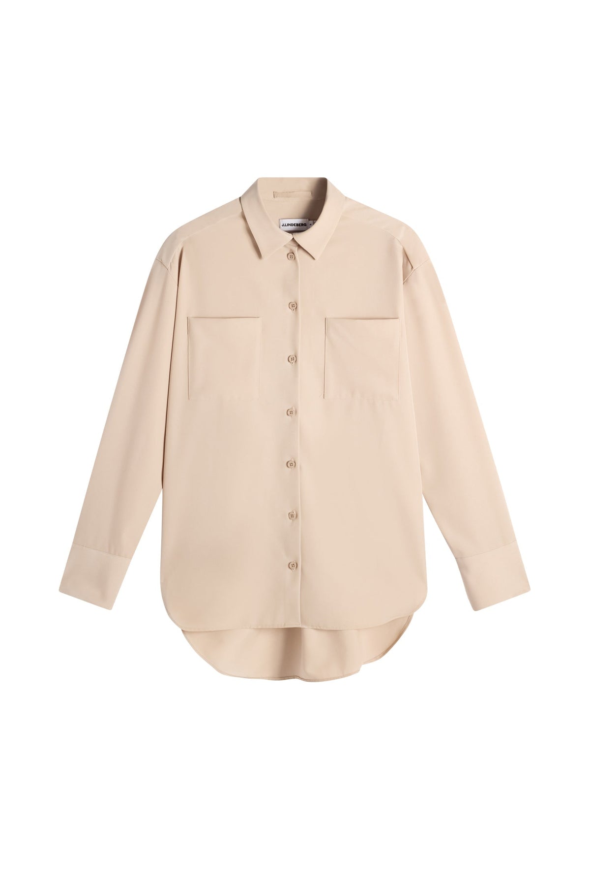 Willow Tech Drape Shirt / Moonbeam