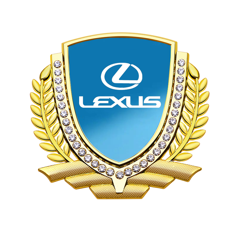 Vente Flash 🎉50% de Réduction🎉Autocollant de Voiture Créatif en Métal avec Diamant et Épi de Blé 3D