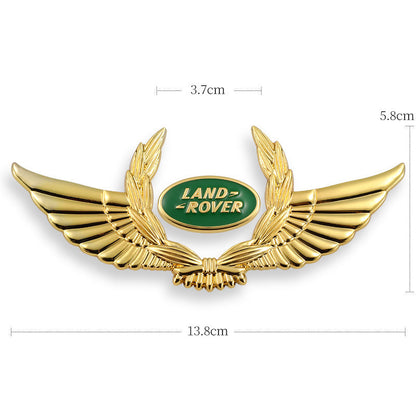 Autocollants de carrosserie 3D dorés pour voiture pour masquer les rayures, autocollants décoratifs, ailes, étiquette latérale, autocollants de logo de voiture