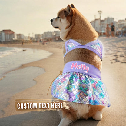 Ensemble maillot de bain bikini personnalisé pour animaux de compagnie | inCloth43