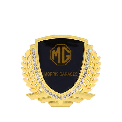 Vente Flash 🎉50% de Réduction🎉Autocollant de Voiture Créatif en Métal avec Diamant et Épi de Blé 3D