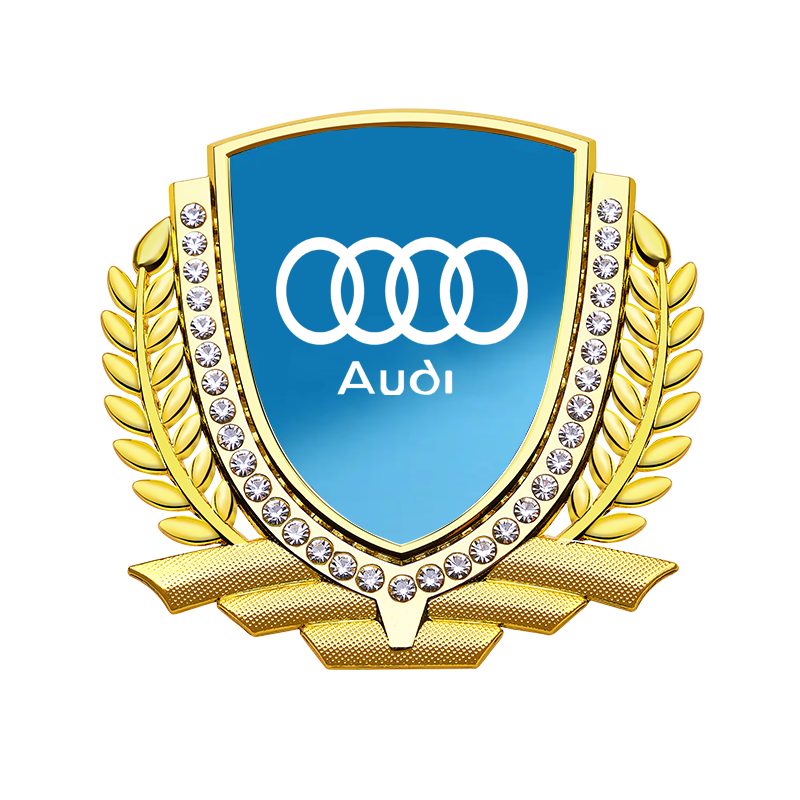 Vente Flash 🎉50% de Réduction🎉Autocollant de Voiture Créatif en Métal avec Diamant et Épi de Blé 3D