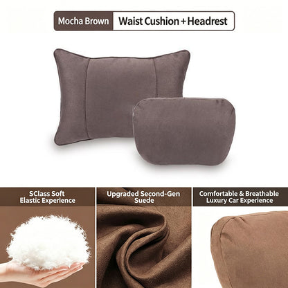 Hot Sale 🔥50% OFF🔥Maybach-Style Cushion Pillow(Headrest + Lumbar Support)