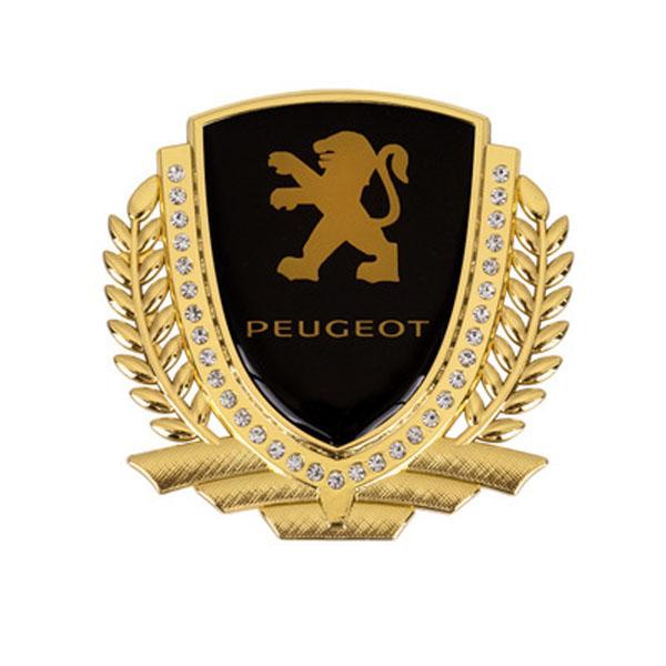 Vente Flash 🎉50% de Réduction🎉Autocollant de Voiture Créatif en Métal avec Diamant et Épi de Blé 3D