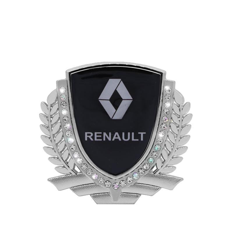 Vente Flash 🎉50% de Réduction🎉Autocollant de Voiture Créatif en Métal avec Diamant et Épi de Blé 3D