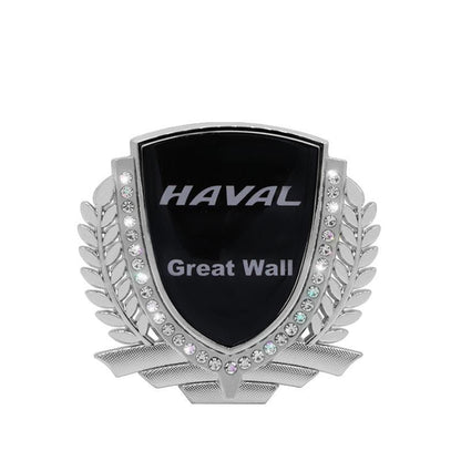 Vente Flash 🎉50% de Réduction🎉Autocollant de Voiture Créatif en Métal avec Diamant et Épi de Blé 3D