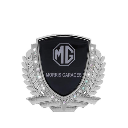 Vente Flash 🎉50% de Réduction🎉Autocollant de Voiture Créatif en Métal avec Diamant et Épi de Blé 3D