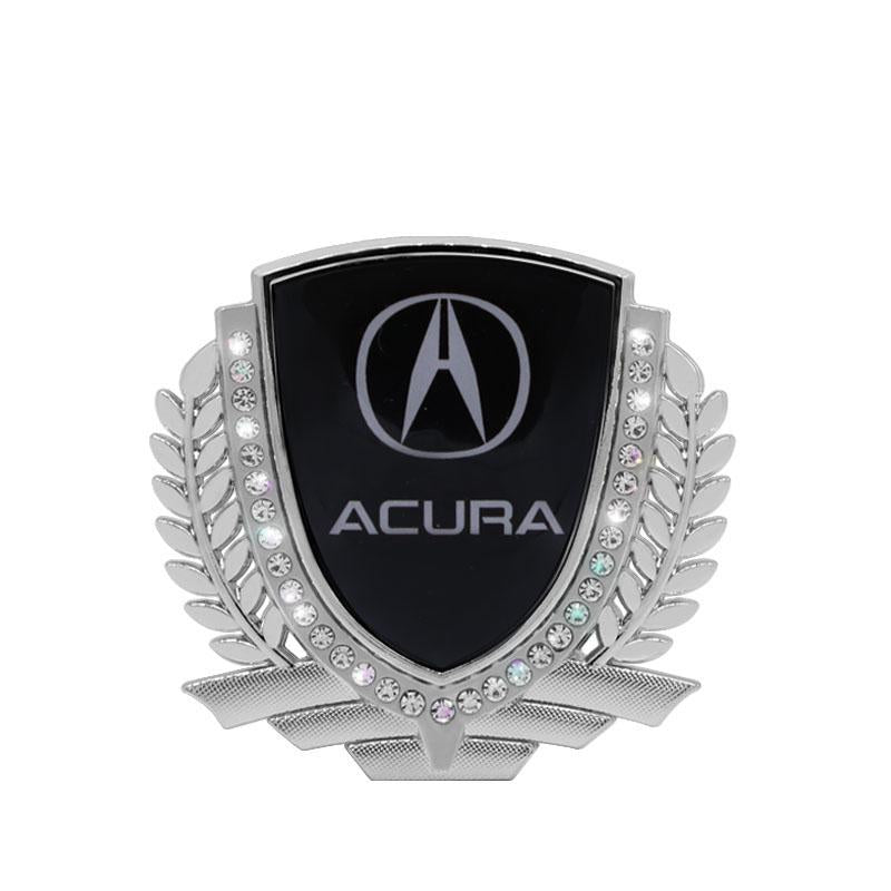 Vente Flash 🎉50% de Réduction🎉Autocollant de Voiture Créatif en Métal avec Diamant et Épi de Blé 3D