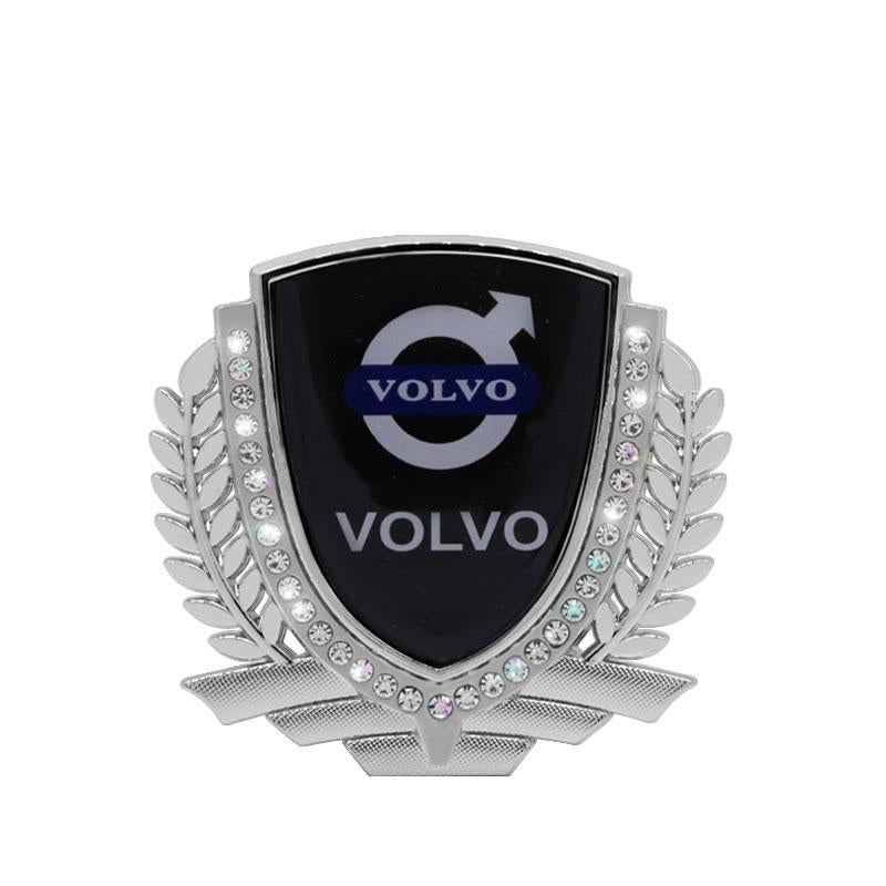 Vente Flash 🎉50% de Réduction🎉Autocollant de Voiture Créatif en Métal avec Diamant et Épi de Blé 3D