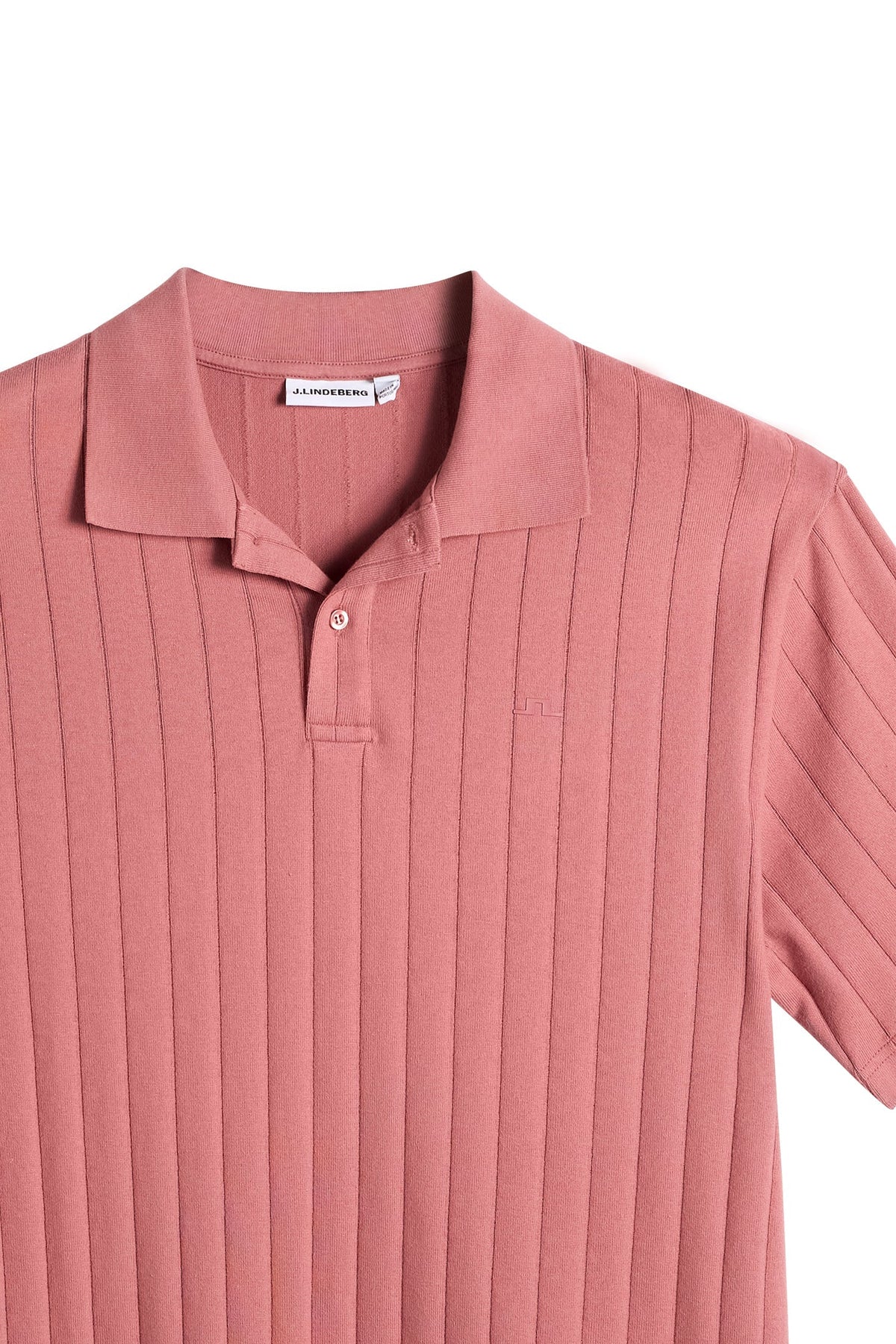 Simon Stripe Polo / Withered Rose