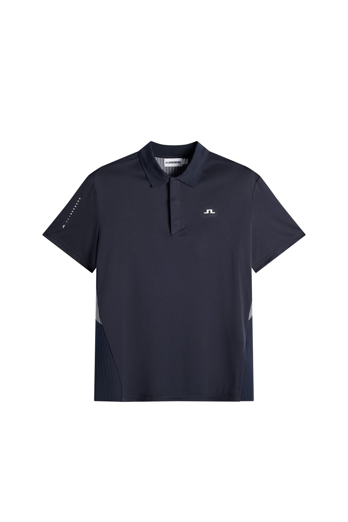 Neri Hybrid Knit Polo Shirt / Navy