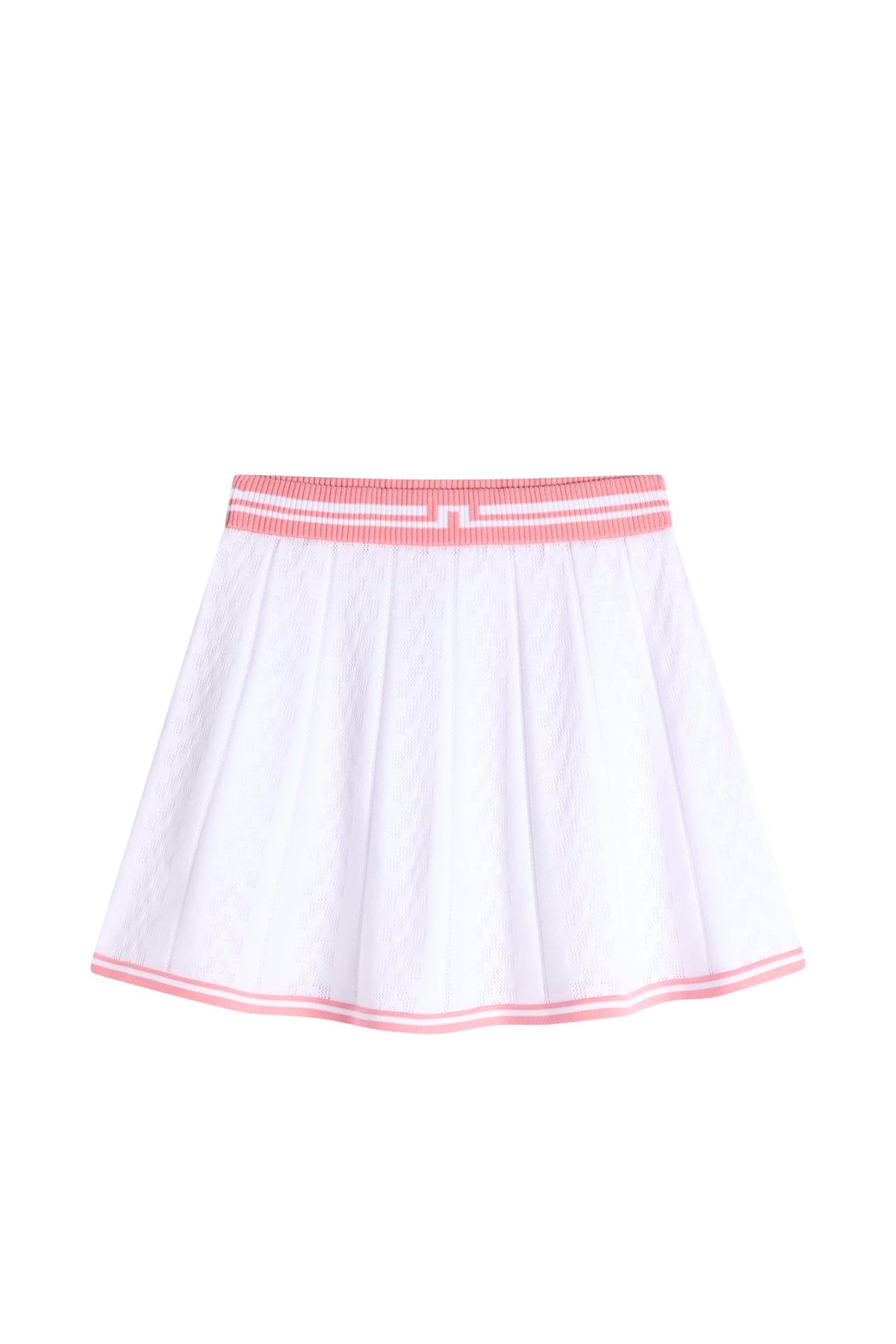 Pamela Pointelle Knitted skirt / White
