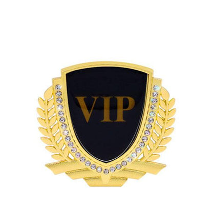 Vente Flash 🎉50% de Réduction🎉Autocollant de Voiture Créatif en Métal avec Diamant et Épi de Blé 3D