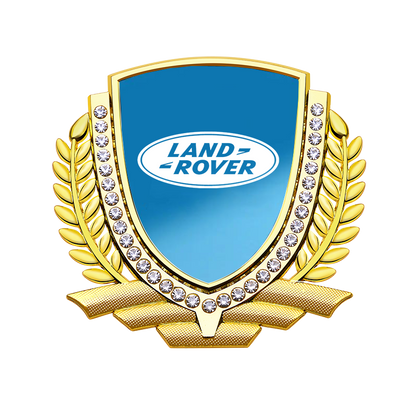 Vente Flash 🎉50% de Réduction🎉Autocollant de Voiture Créatif en Métal avec Diamant et Épi de Blé 3D