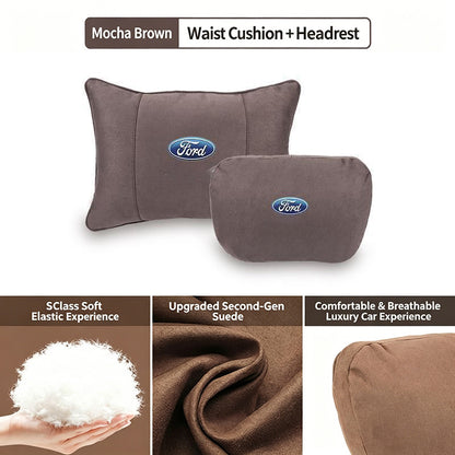 Hot Sale 🔥50% OFF🔥Maybach-Style Cushion Pillow(Headrest + Lumbar Support)