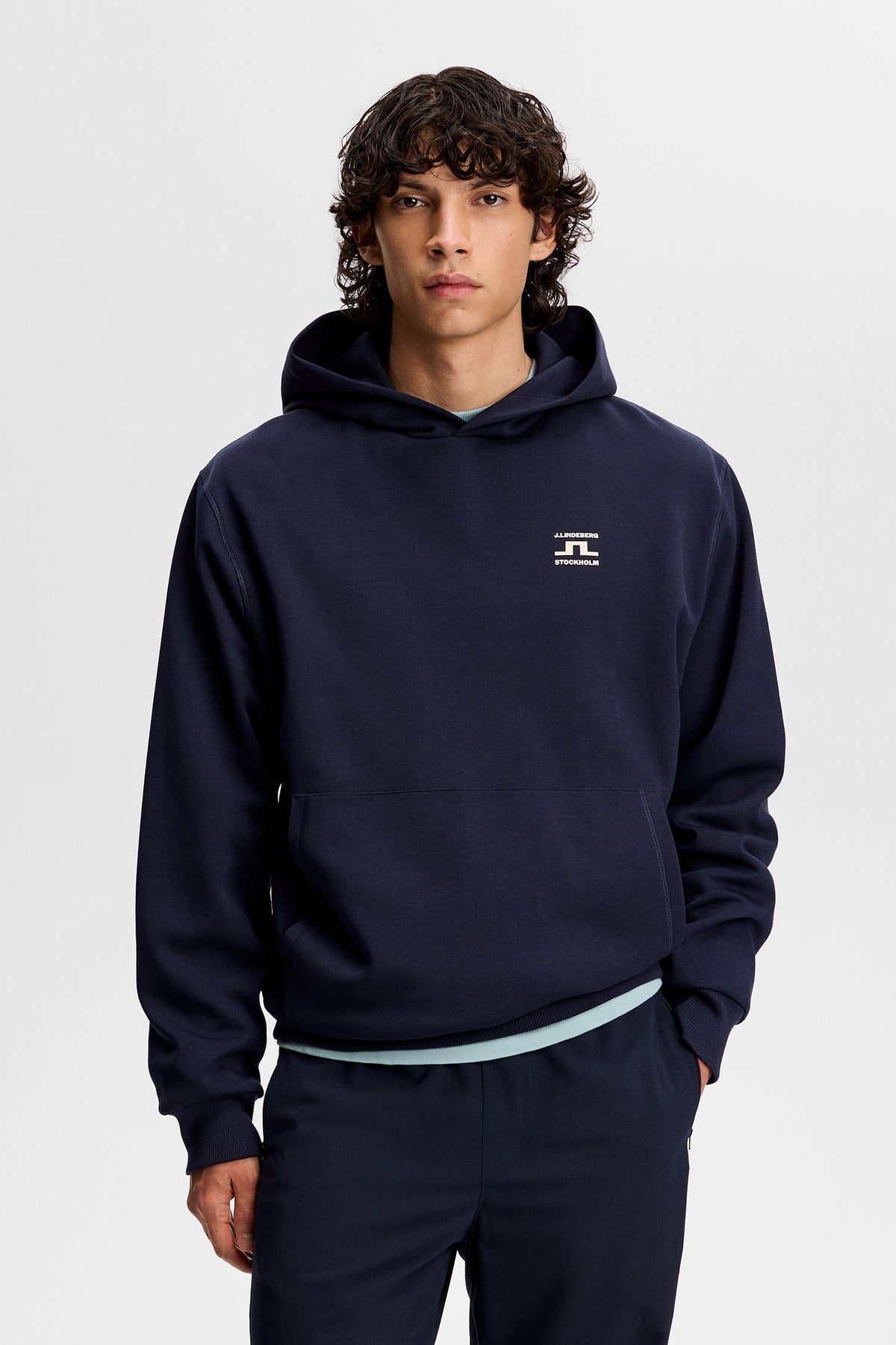 Club Printed Hood / Navy