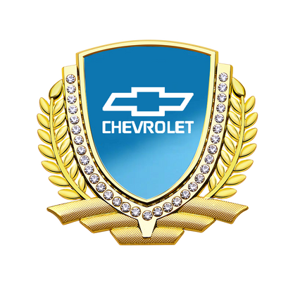 Vente Flash 🎉50% de Réduction🎉Autocollant de Voiture Créatif en Métal avec Diamant et Épi de Blé 3D