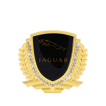 Vente Flash 🎉50% de Réduction🎉Autocollant de Voiture Créatif en Métal avec Diamant et Épi de Blé 3D
