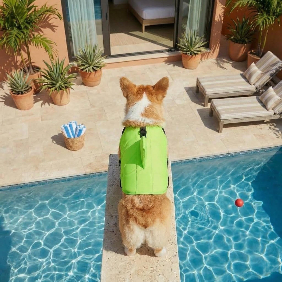 Gilet de sauvetage personnalisé pour animaux de compagnie « Requin » | inCloth56